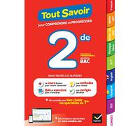 Tout savoir 2de 2023-2024 (toute les matières): tout-en-un - Nouveau Bac