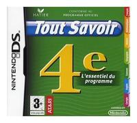 TOUT SAVOIR 4E / JEU NINTENDO DS