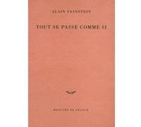 Tout se passe comme si Alain Veinstein (Auteur)