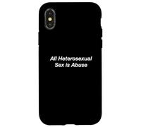 Tout Sexe hétérosexuel est Un abus Coque pour iPhone X/XS