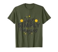 Tout Simplement Incroyable avec Une Touche de Magie dorée T-Shirt, Homme, Olive, XL