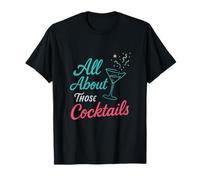 Tout sur Ces Cocktails Retro Happy Hour Graphic T-Shirt