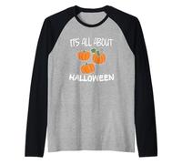 Tout Tourne Autour de la Citrouille d'halloween Manche Raglan