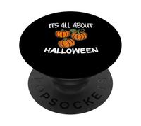 Tout Tourne Autour de la Citrouille d'halloween PopSockets PopGrip Adhésif
