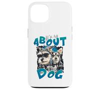 Tout Tourne Autour du Chien Cool Pet Lover Canine Coque pour iPhone 13