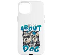 Tout Tourne Autour du Chien Cool Pet Lover Canine Coque pour iPhone 15 Plus