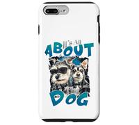 Tout Tourne Autour du Chien Cool Pet Lover Canine Coque pour iPhone 7 Plus/8 Plus