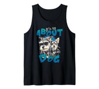 Tout Tourne Autour du Chien Cool Pet Lover Canine Débardeur