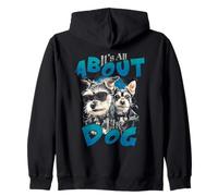 Tout Tourne Autour du Chien Cool Pet Lover Canine Sweat à Capuche