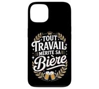 Tout Travail Mérite Sa Bière Coque pour iPhone 13