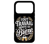 Tout Travail Mérite Sa Bière Coque pour iPhone 17 Pro