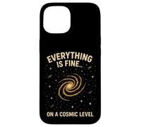 Tout va Bien à Un Niveau Cosmique, drôle d'astronomie Coque pour iPhone 15