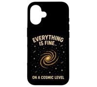 Tout va Bien à Un Niveau Cosmique, drôle d'astronomie Coque pour iPhone 16
