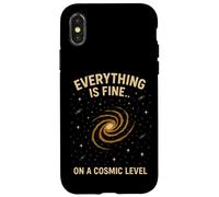 Tout va Bien à Un Niveau Cosmique, drôle d'astronomie Coque pour iPhone X/XS