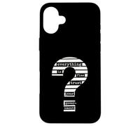 Tout va Bien Faites Confiance à Votre Gouvernement caviardé Question Coque pour iPhone 16 Plus
