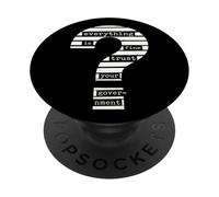 Tout va Bien Faites Confiance à Votre Gouvernement caviardé Question PopSockets PopGrip Adhésif