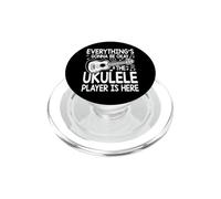 Tout va Bien se Passer Le Joueur de ukulélé est là PopSockets PopGrip pour MagSafe