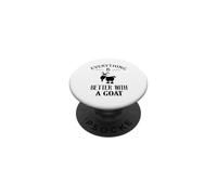 Tout va Mieux avec Une chèvre PopSockets PopGrip Adhésif
