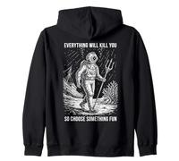 Tout va Vous Tuer, Alors Choisissez Fun Scuba Diver Sweat à Capuche
