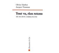 Tout Vu, Rien Retenu - De Macron À Berlusconi