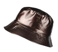TOUTACOO, Bob de Pluie Vinyle Imperméable Aspect ciré (15- Uni Bronze Small)