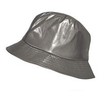 TOUTACOO, Bob Imperméable Aspect Ciré, Chapeau de Pluie - Couleur Gris