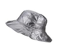 TOUTACOO, Chapeau de Pluie, Capeline Femme en Vinyle (08- Gris/L)