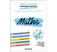 Toute la licence Professorat des écoles - Mathématiques Le manuel pour devenir enseignant - Christophe Billy - Dunod - broché - Scolaire / Universitaire