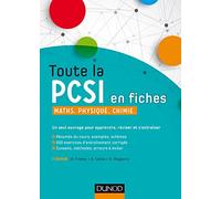 Toute La Pcsi En Fiches - Maths, Physique, Chimie