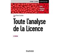 Toute l'analyse de la Licence - 3e éd.: Cours et exercices corrigés