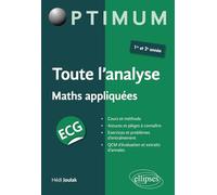 Toute l'analyse - ECG maths appliquées