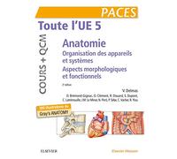 Collectif – Toute l'UE 5 : Anatomie – Cours & QCM – Aspects morphologiques et fonctionnels