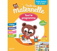 Toute Ma Maternelle – Petite section 3-4 ans – Avec 110 autocollants – Hachette Pratique