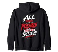 Toutes Choses sont possibles pour Ceux Qui croient Sweat à Capuche