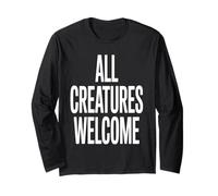 Toutes Créatures Accueillent Œuvres Dart Manche Longue