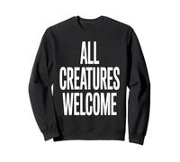 Toutes Créatures Accueillent Œuvres Dart Sweatshirt