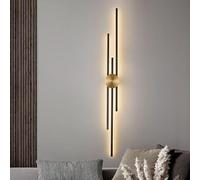 Toutes Les Appliques Murales LED en Cuivre Moder Liear Scoces Éclairage Muralig Idoor Scoces Wall Decor S pour Livig Room Wall Scoes Wall Muted Lights, 63 * 12cm