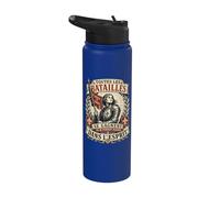 Toutes les batailles sont d'abord gagnées ou perdues dans l'esprit de Jeanne d'Arc Stainless Steel Insulated Water Bottle