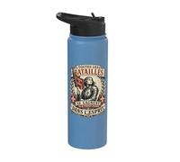 Toutes les batailles sont d'abord gagnées ou perdues dans l'esprit de Jeanne d'Arc Stainless Steel Insulated Water Bottle