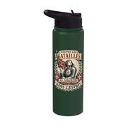 Toutes les batailles sont d'abord gagnées ou perdues dans l'esprit de Jeanne d'Arc Stainless Steel Insulated Water Bottle