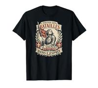 Toutes Les batailles sont d'abord gagnées ou perdues dans l'esprit de Jeanne d'arc T-Shirt Graphique avec Valeur