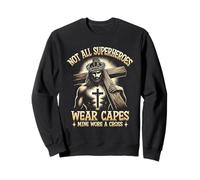 Toutes Les Capes de Super-héros ne portaient Pas de Cape, la mienne Portait Un Dicton croisé Sweatshirt