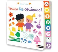 Toutes les couleurs - un livre tout carton avec 8 onglets pour découvrir les couleurs - dès 10 mois