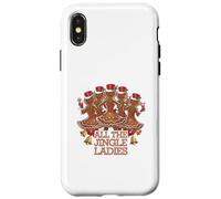 Toutes Les Dames Jingle Noël Drôle Coque pour iPhone X/XS