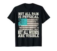 Toutes Les douleurs ne sont Pas physiques, Toutes Les plaies ne sont Pas Visibles SSPT T-Shirt
