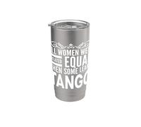 Toutes les femmes apprennent à danser le tango argentin Gobelet isotherme en acier inoxydable double paroi