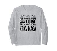 Toutes Les Femmes apprennent Le Krav MAGA Cadeau d'autodéfense Manche Longue