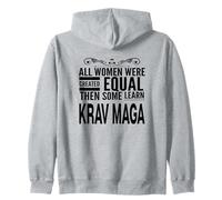 Toutes Les Femmes apprennent Le Krav MAGA Cadeau d'autodéfense Sweat à Capuche