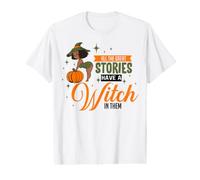 Toutes Les Grandes Histoires Ont Une sorcière en Elles : Black Witch T-Shirt Graphique avec Valeur