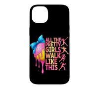 Toutes Les Jolies Filles marchent comme ce Jeu de Softball Youth Girl Coque pour iPhone 14 Plus